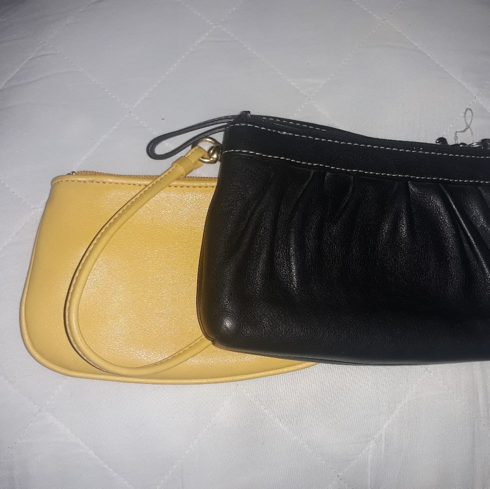 Authentic coach wristlets
